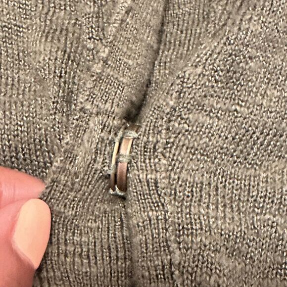 M By Michael Stars Size 1 S/M Cardigan Sweater Cotton Blend Knit Green - Picture 4 of 9